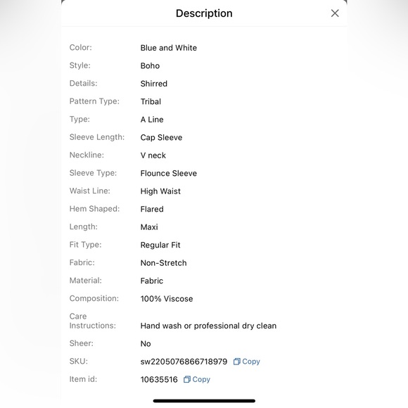 🔥BNWT Butterfly Sleeved Shirred Single Breasted Maxi Dress! - Picture 4 of 9